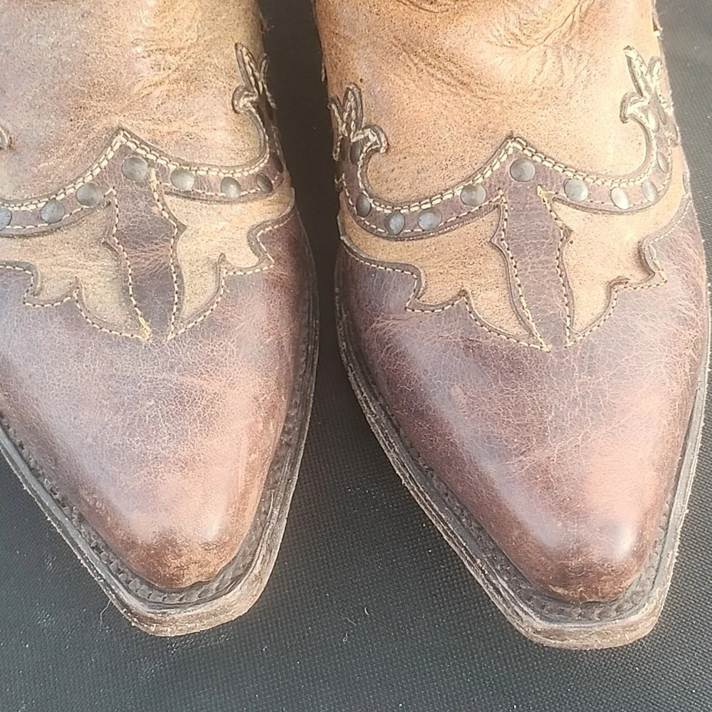 Matisse Marfa All Leather Western Cowboy Boots Size 9M - Picture 4 of 14